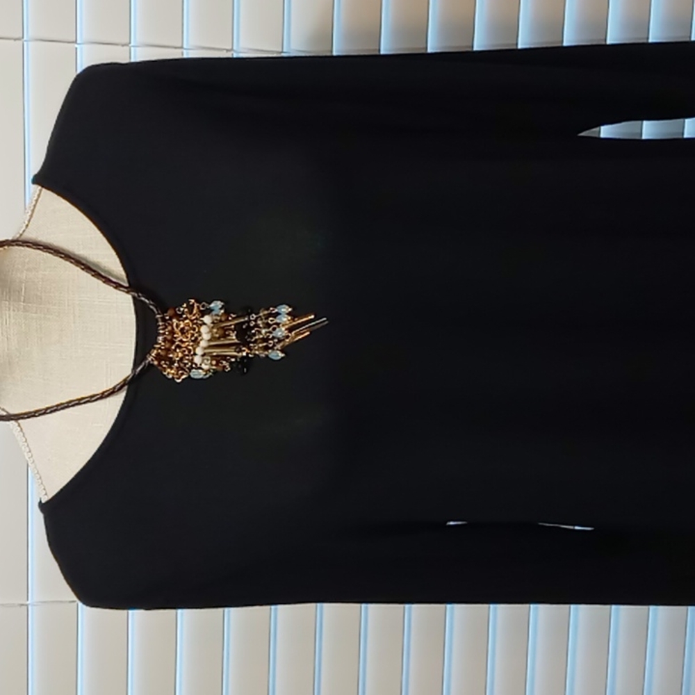 Old Navy Black Swing Dress Size L
